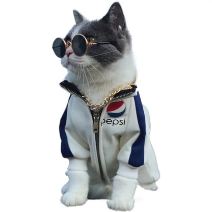 Vintage Round Cat Sunglasses For Small Dogs And Cats Photo Props