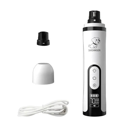 Electric Pet Nail Grinder With LED Light For Cats And Dogs