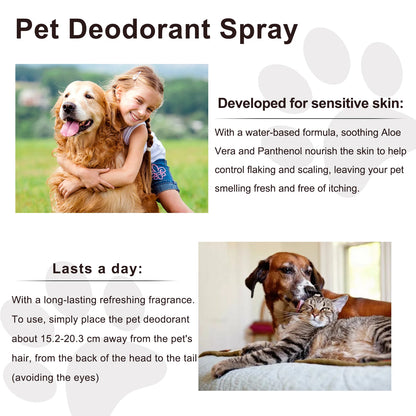 Pet Odor Eliminator Spray - Dog Cat Urine Smell Remover 50ml
