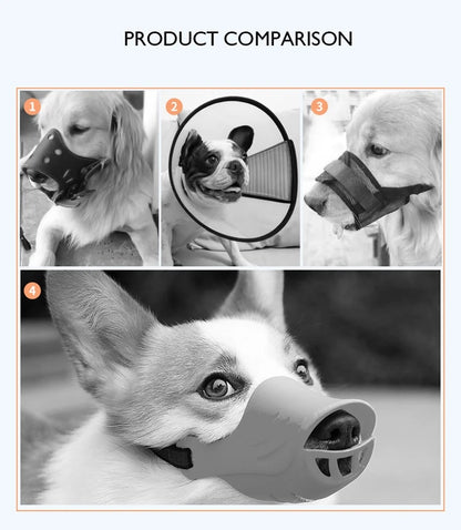 French Bulldog Muzzle - Anti-Bite Safety Mask for Short Nose Dogs