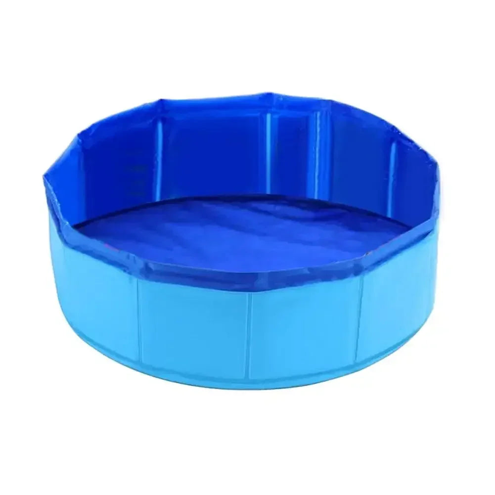 Foldable Cat Pool Toy Water Bath Tub For Dogs Cats Summer Cleaning