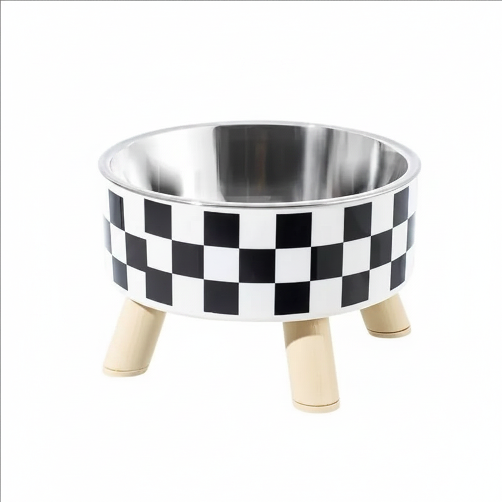 Stainless Steel Elevated Pet Bowls For Cats And Dogs