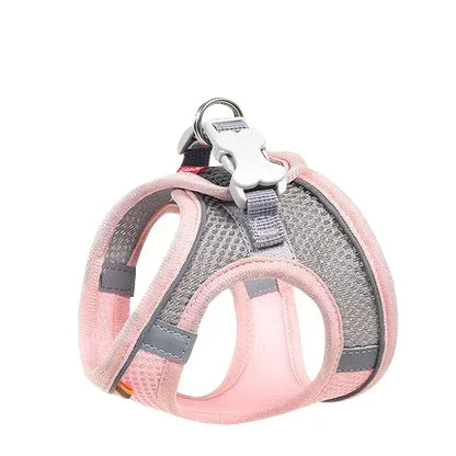 Dog Safety Harness Reflective Breathable Adjustable Pet Vest