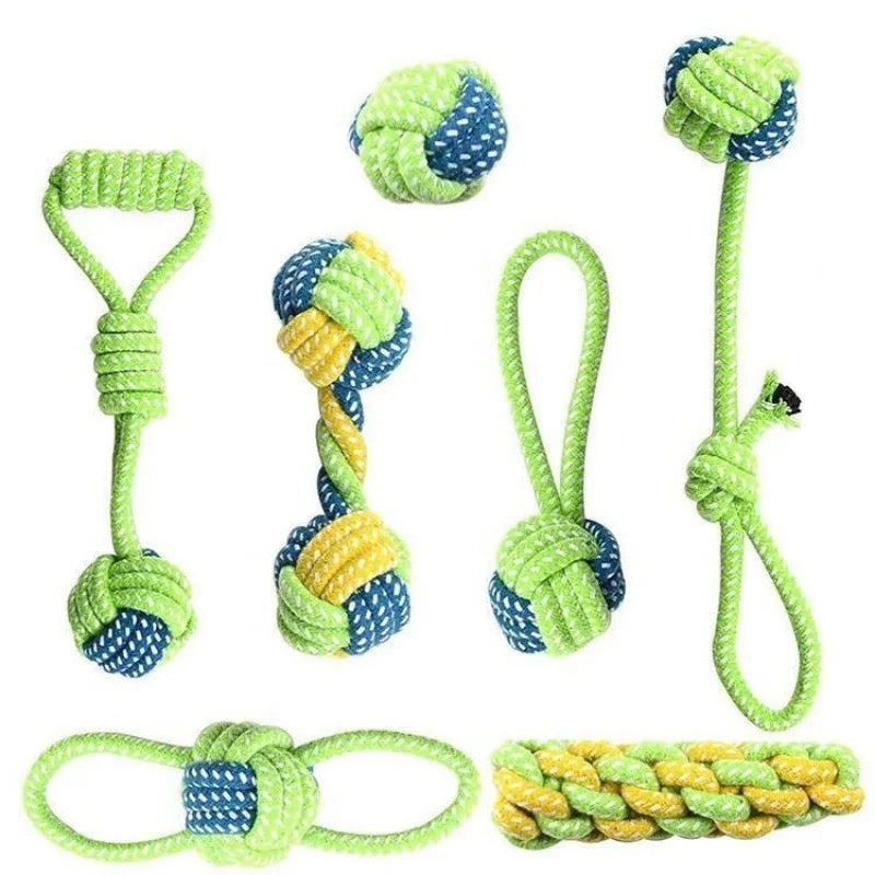 Dog Rope Toys For Large And Small Dogs Interactive Cotton Chew Toy