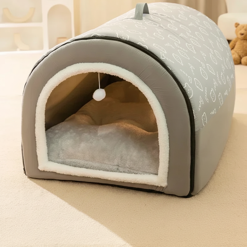 Removable Pet Dog Bed Cozy Nest For Small Medium Dogs Winter Warm
