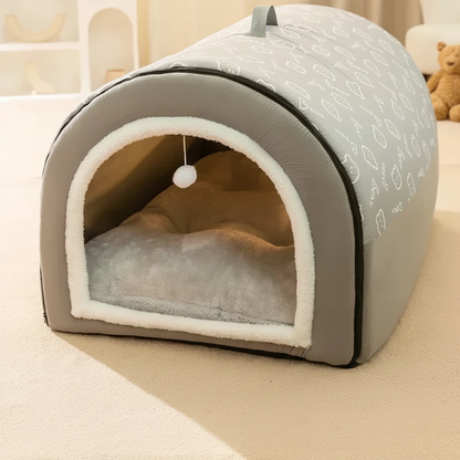 Removable Pet Dog Bed Cozy Nest For Small Medium Dogs Winter Warm