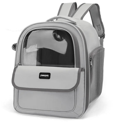 Pet Carrier Backpack - Transparent Space Capsule Design For Cats Dogs