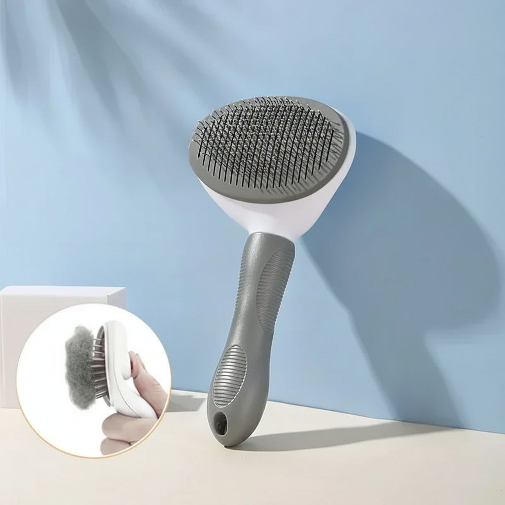 Self Cleaning Pet Hair Remover Comb For Dogs And Cats