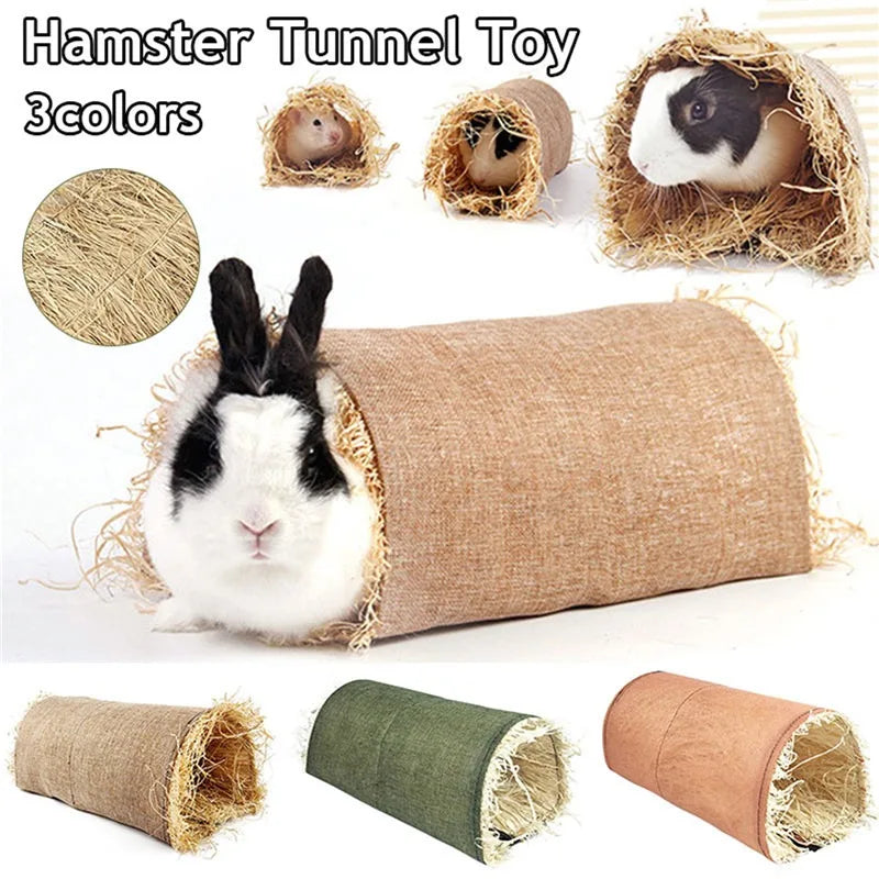 Foldable Woven Rabbit Cage Pet Small Animal Hamster Guinea Pig House