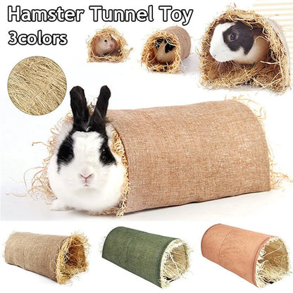Foldable Woven Rabbit Cage Pet Small Animal Hamster Guinea Pig House