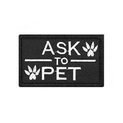 Tactical Dog Patch Bundle For Vest Harness Collar Custom Name ID
