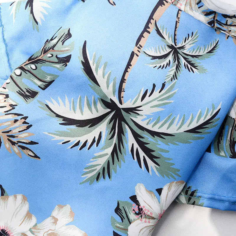 Hawaiian Dog Shirt Summer Beach Clothing For Small Medium Dogs