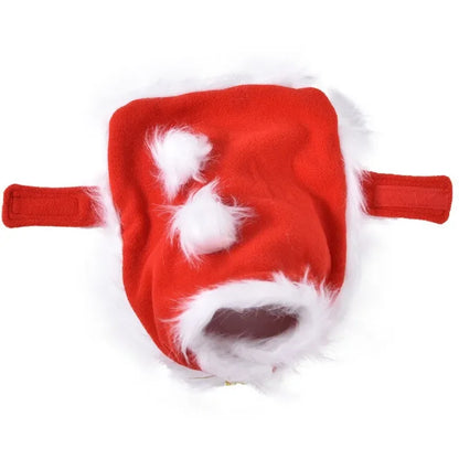 Pet Christmas Cloak Set For Dogs And Cats Holiday Costume