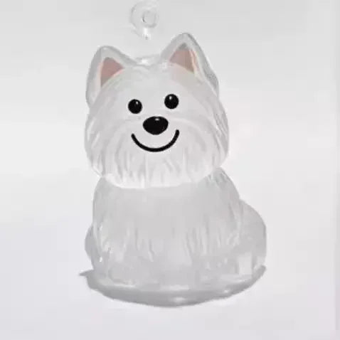 Pet Memorial Keychain - Dog Hair Storage Pendant With Resin Capsule