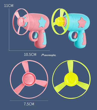 Funny Cat Toy Interactive Launch Pet Training Flying Disc Gun