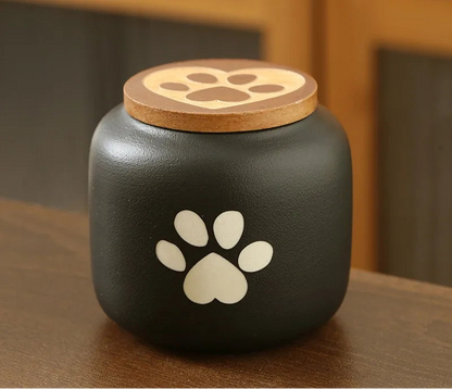 Ceramic Pet Urn Moisture-Proof Ash Box For Cats Dogs Birds