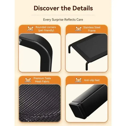 Military Style Foldable Dog Bed - Elevated Camp Bed For All Sizes