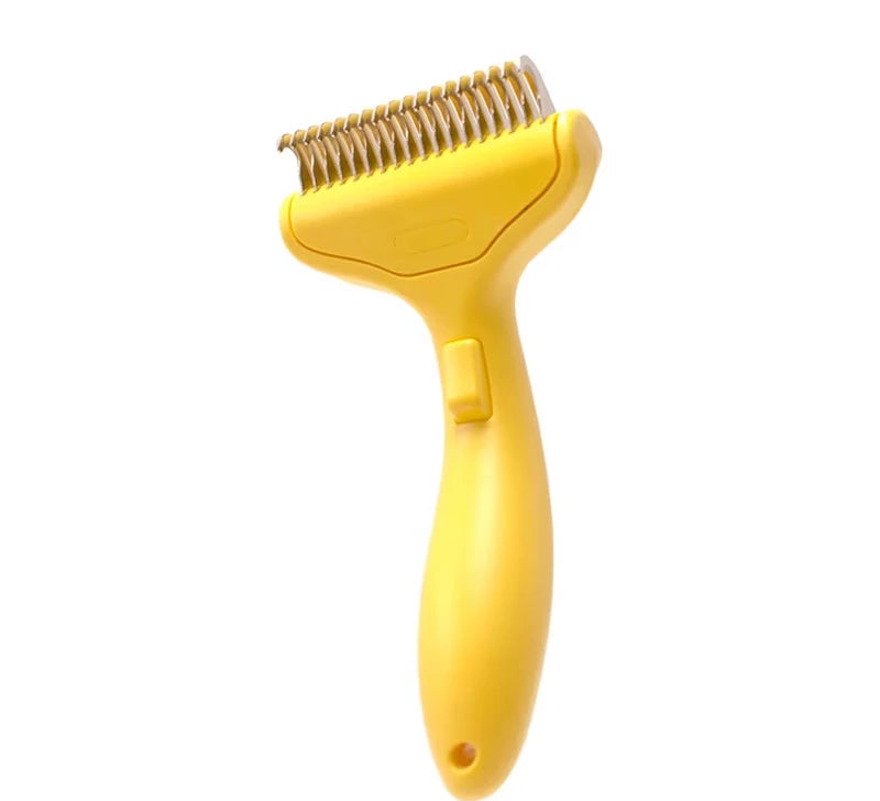 Stainless Steel Dog Hair Removal Brush - Professional Pet Grooming Tool