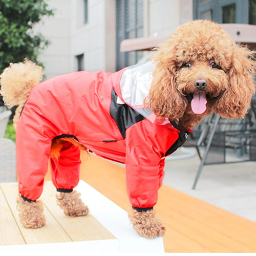 Pet Dog Raincoat Waterproof Jacket - The Dog Face Design