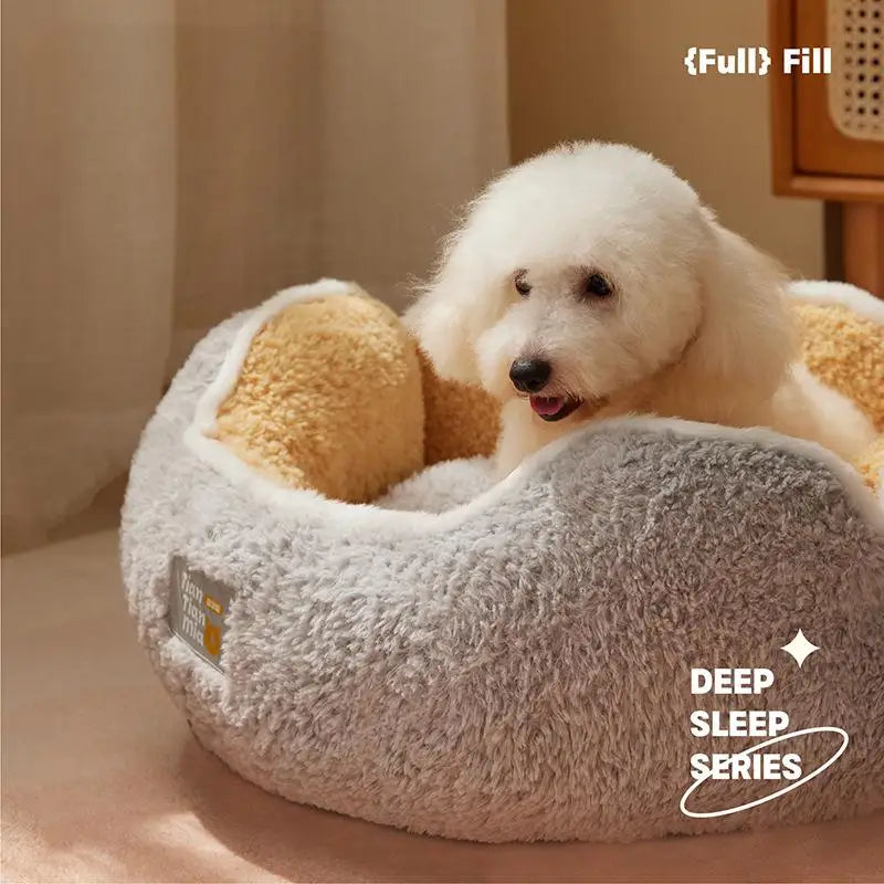 Super Cat Bed Warm Plush Pet Sleeping Nest For Dogs & Cats