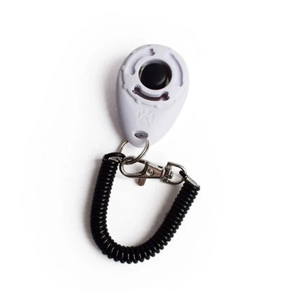 2 in 1 Dog Training Clicker with Adjustable Wrist Strap