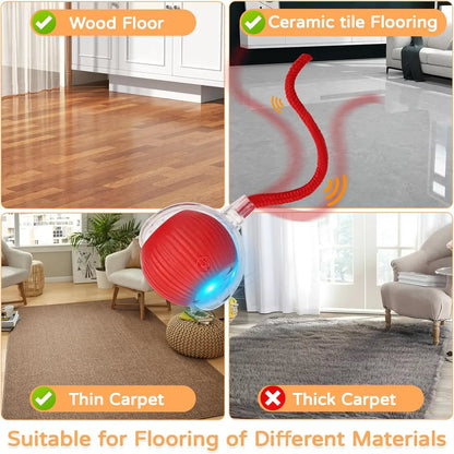 Interactive Rolling Ball Toy for Dogs and Cats - Smart Pet Training