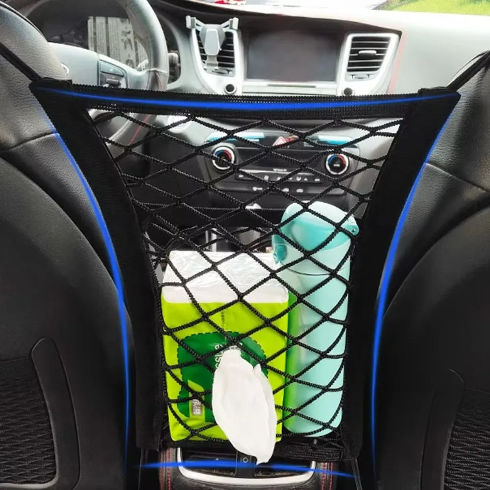 Pet Car Barrier Dog Safety Mesh Guard Back Seat Protector Net
