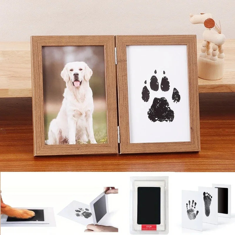 Handprint Footprint Ink Pads Safe Non-Toxic Pet Paw Print Kit