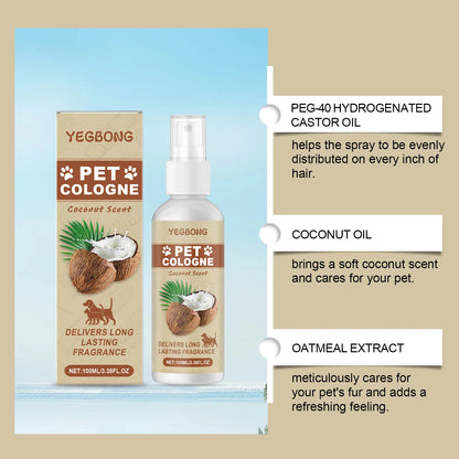Coconut Pet Odor Eliminator Spray For Dogs And Cats