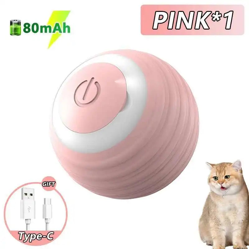 Smart Dog Toy Ball With LED Lights Interactive Pet Ball