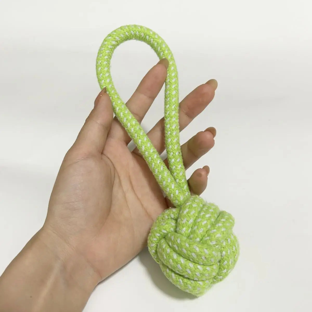 Dog Rope Toy - Cotton Chew Ball for Teeth Cleaning and Tug of War