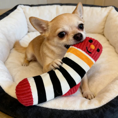Cute Plush Dog Toy With Squeaker For Small Medium Large Dogs