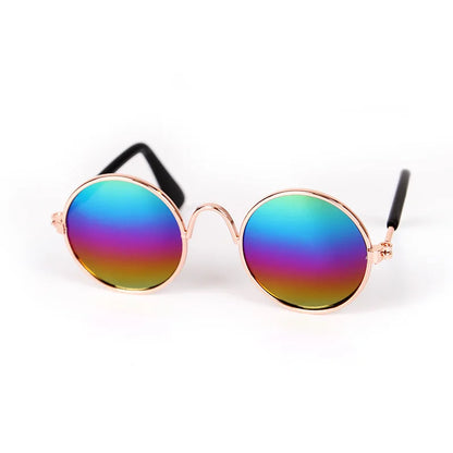Vintage Round Cat Sunglasses For Small Dogs And Cats Photo Props