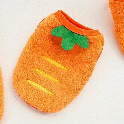 Cute Dog Winter Vest For Small Dogs Cats Warm Pet Sweater Jacket