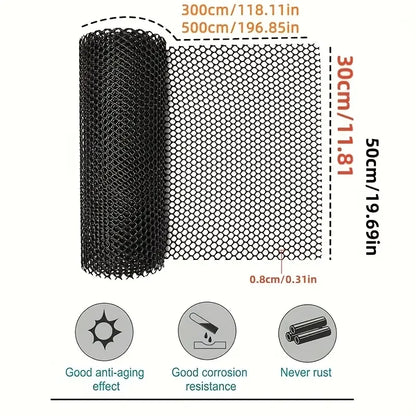 Durable Cat Balcony Safety Net - Plastic Mesh Pet Protection Guard
