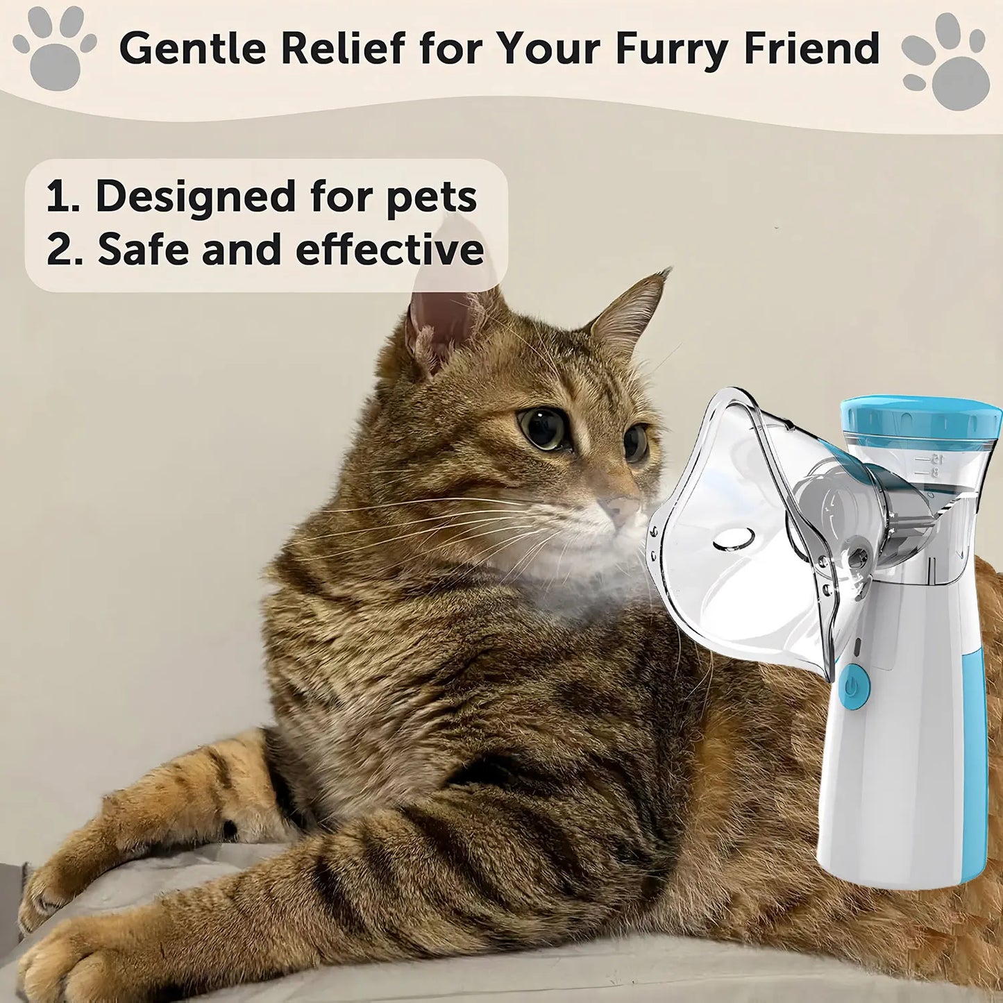 Vet-Recommended Pet Nebulizer For Dogs And Cats Electronic Home Treatment