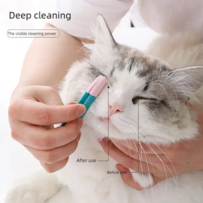 Pet Grooming Tear Stain Remover Comb - Cat Eye Care Tool For Dogs