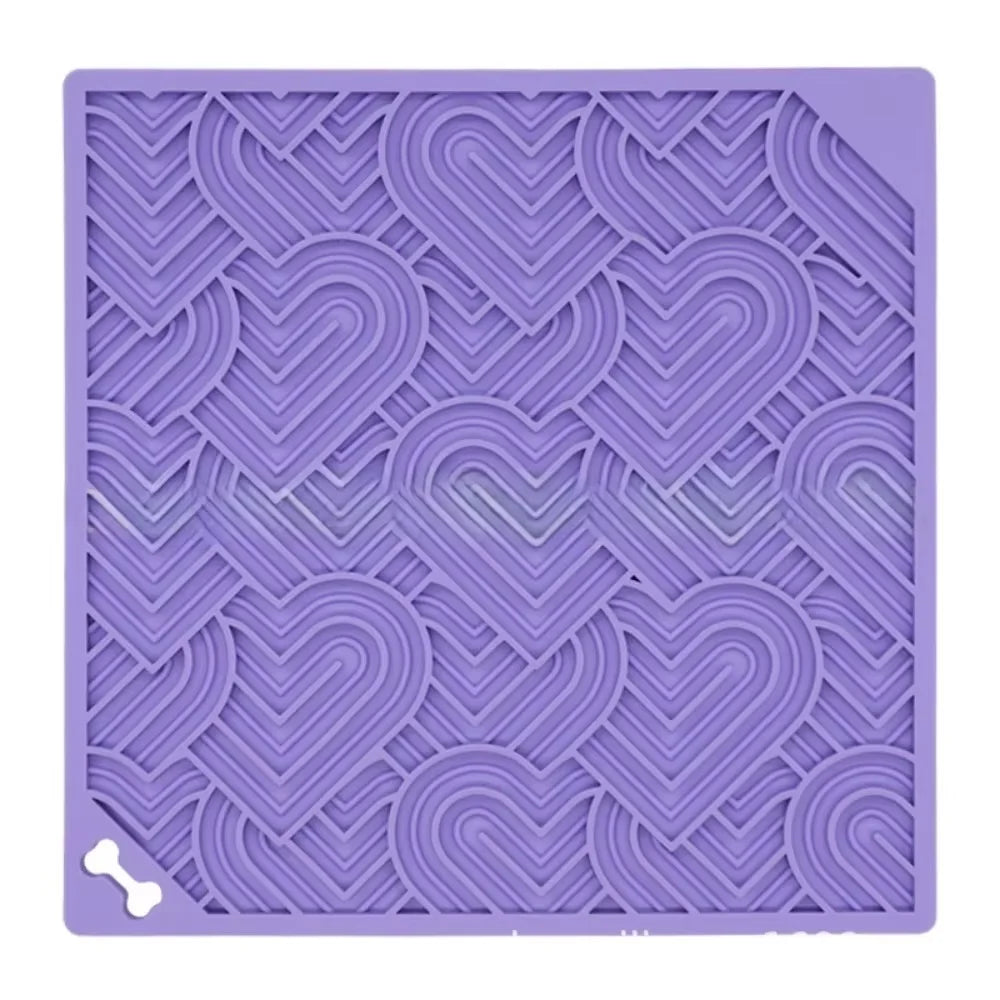 Dog Slow Feeder Sniff Mat With Suction Cup Anti-Choking Training