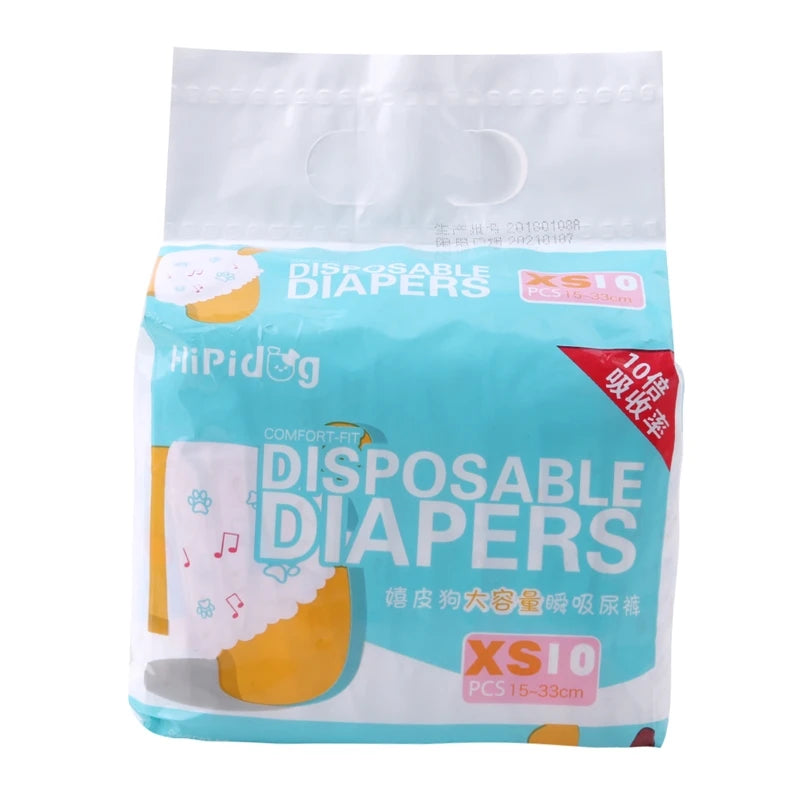 Super Absorption Dog Diapers For Female Dogs - Disposable Pet Nappies