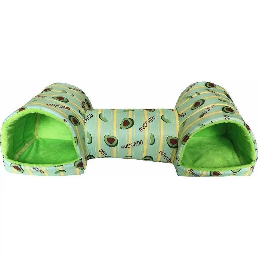 Hamster Hideaway Tunnel - Cozy Pet Bed Cave For Small Animals