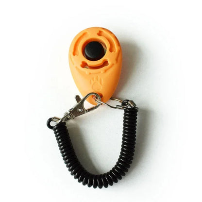 2 in 1 Dog Training Clicker with Adjustable Wrist Strap
