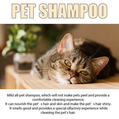 Pet Dog Shampoo for Soft Hair Flea Removal and Itch Relief