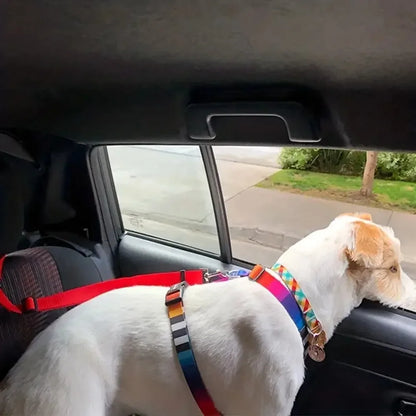 Pet Dog Cat Car Seat Belt Safety Restraint Adjustable Headrest
