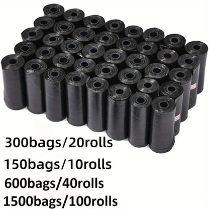 Dog Poop Bags With Dispenser - Leak Proof Pet Waste Bags