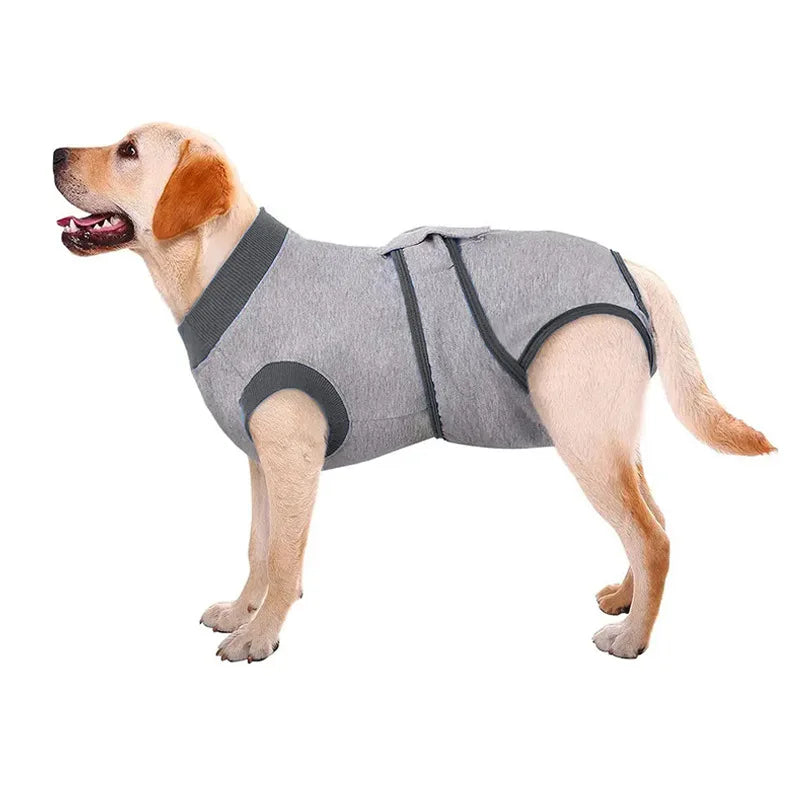 Recovery Suit For Dogs After Surgery - Soft Breathable Bodysuit