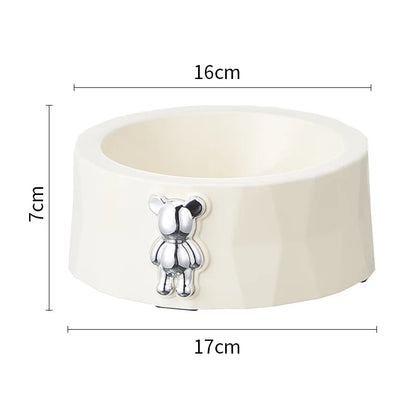 Premium Stainless Steel Pet Bowl With Anti-Slip Base For Dogs Cats