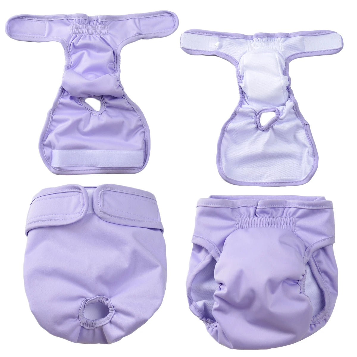Washable Female Dog Diapers - Adjustable Reusable Pet Pants