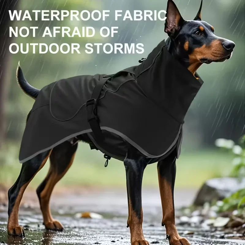 Dog Raincoat Windbreaker Waterproof Jacket All Sizes Reflective