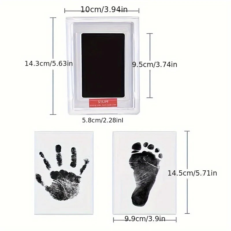 Handprint Footprint Ink Pads Safe Non-Toxic Pet Paw Print Kit