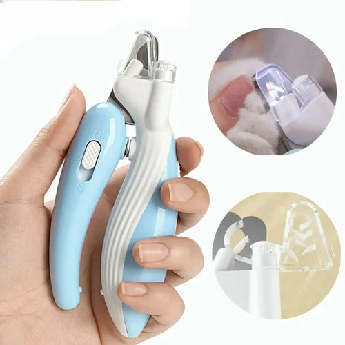 Professional Pet Nail Clippers With LED Light For Dogs And Cats
